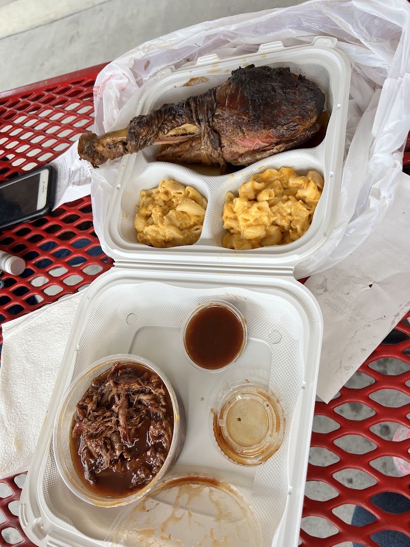 Hearty plates with sides in a casual dining room.