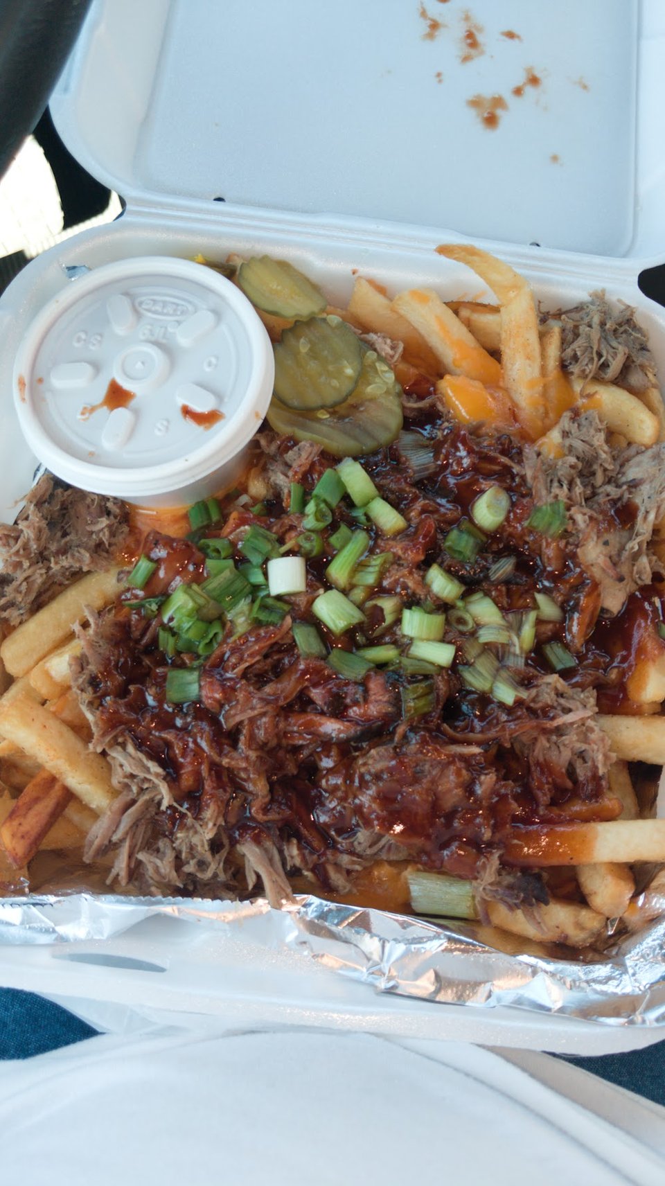 Barbecue menu sections for all-day ordering.